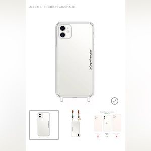 Transparent Le Coque Francaise iPhone 11 Case
